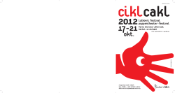 Program Cikl cakl 2012