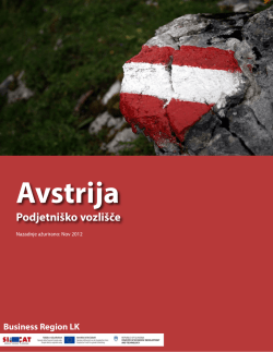 Prestavitvena brošura avstrijskega trga