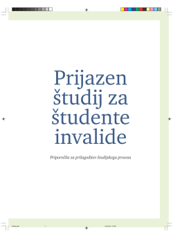 Prenesite DSIS priročnik - Društvo študentov invalidov Slovenije