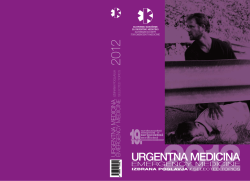 Urgentna medicina : izbrana poglavja 2012