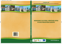 managing cultural heritage sites in southeastern europe