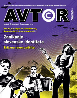 Glasilo Avtor December 2010