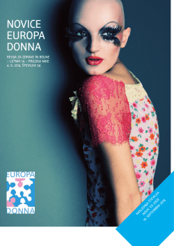 Junij 2014 - Europa Donna