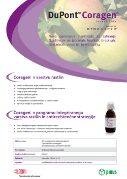 Coragen® v varstvu rastlin