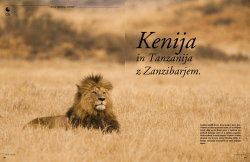 KENIJA, TANZANIJA, ZANZIBAR Podoba mladih levov