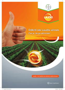 Laudis brošura - Bayer CropScience Slovenija