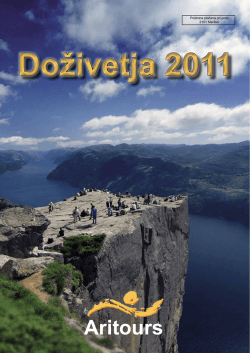 Katalog 2011 - Aritours, Turistična agencija