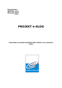 dokumentacija e-SLOG enostavni račun 1.6