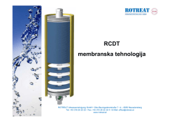 Membranska tehnologija RO RCTD