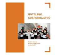 Predstavitev priročnika Hotelsko gospodinjstvo
