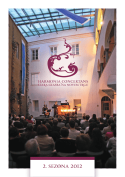 2. SEZONA 2012 - Harmonia Concertans