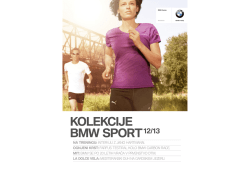 Kolekcija BMW Sport 2012/2013