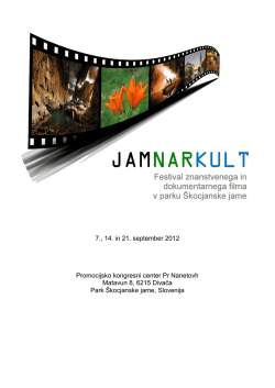 Programska knjižica festivala Jamnarkult 2012