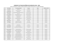 seznam kandidatov za člane skupščine OOZ Grosuplje 2014-2018