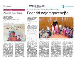 Maja Pertič Gombač, Primorske novice, 19. 2. 2014