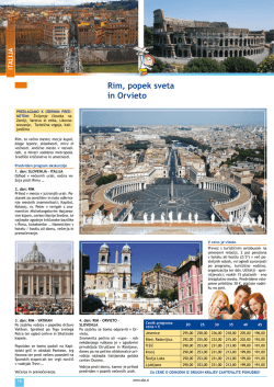 Rim, popek sveta in Orvieto