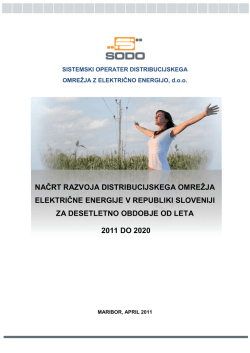 načrt razvoja distribucijskega omreţja električne energije v republiki