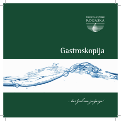 Gastroskopija - Medical center Rogaška