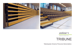 Katalog tribun - telescopic seating systems