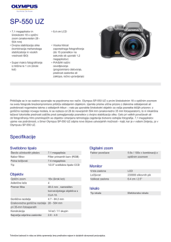 SP-550 UZ, Olympus, Compact Cameras