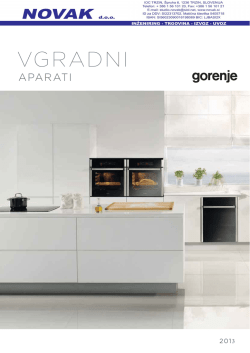 gorenje vgradni hladilniki 2013