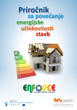 Priročnik za povečanje energijske učinkovitosti stavb