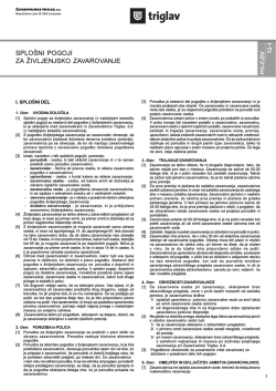Beri splošne pogoje - E