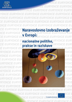 Naravoslovno izobraževanjev Evropi: nacionalne - EACEA