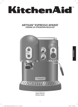 ArtisAn™ espresso ApArAt