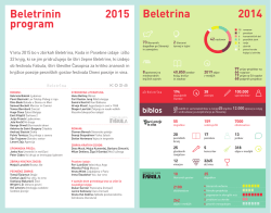 Beletrina 2015