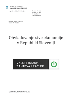 Strategija obvladovanja sive ekonomije v Republiki Sloveniji (pdf)