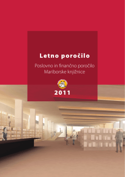Letno poročilo 2011 - Mariborska knjižnica