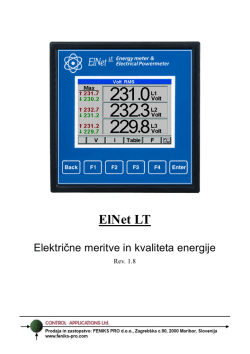 ElNet LT - Elnet best Power and energy quality meters