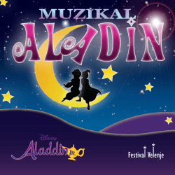 Brošura o Aladinu - Festival Velenje