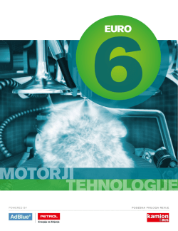 Tehnologija motorjev EURO-6