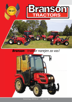 Branson - traktor narejen za vas! - euro