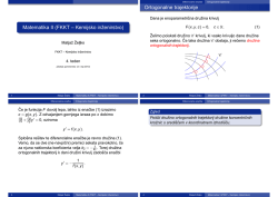 Matematika II (FKKT – Kemijsko inzenirstvo) Ortogonalne trajektorije