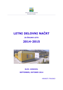 LDN 2014/2015 - Osnovna sola Ob Dravinji