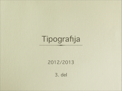 Tipografija