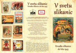 V svetu slikanic - Slovenski šolski muzej