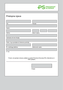 Pristopna izjava.pdf - Prihodnost Slovenije