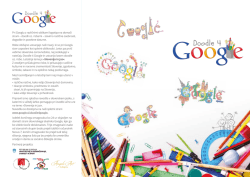 Pri Googlu z različnimi oblikami logotipa na domači strani – doodli