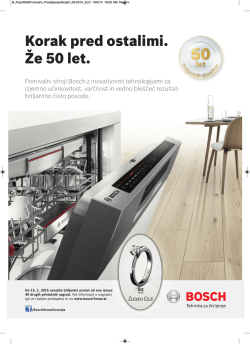 50 let pomivalnih strojev Bosch