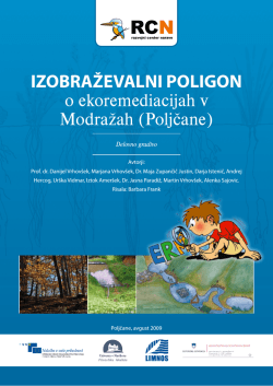 IZOBRAŽEVALNI POLIGON o ekoremediacijah v Modražah (Poljčane)