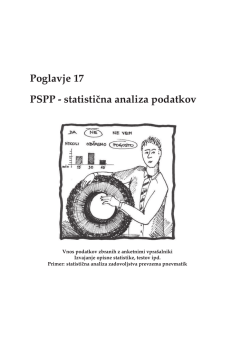 PSPP - statistična analiza podatkov