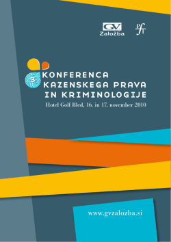 konferenca kazenskega prava in kriminologije