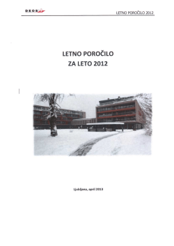 Revidirano letno poročilo za leto 2012