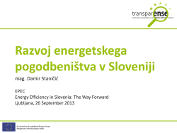 Razvoj energetskega pogodbeništva v Sloveniji