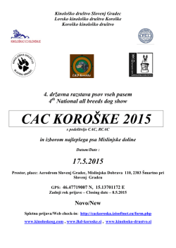 cackoroska.izisoftnet.eu - Kinološko društvo Slovenj Gradec