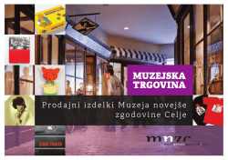 Prodajni izdelki Muzeja - Muzej novejše zgodovine Celje